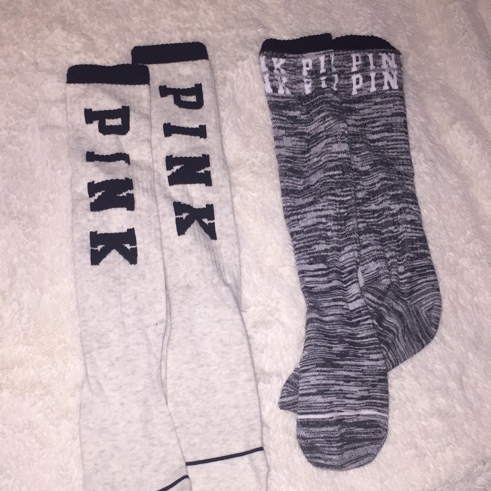 Pink long socks